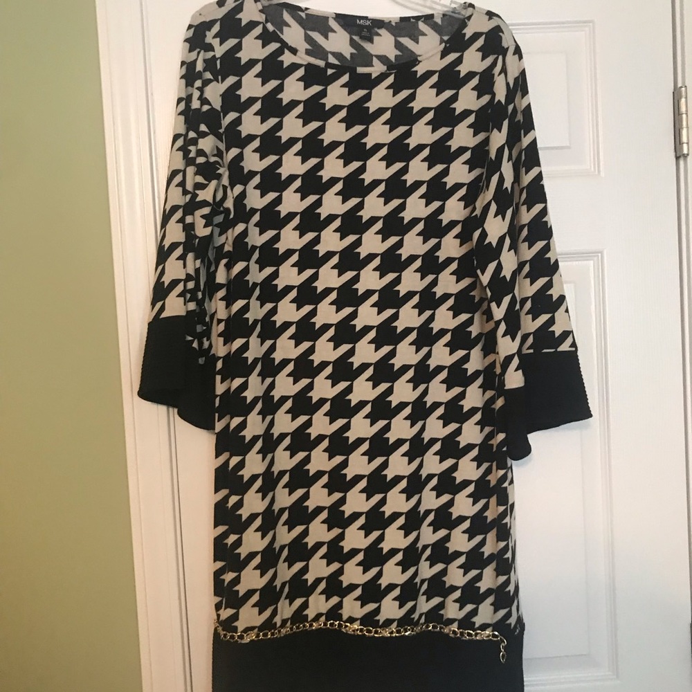 XL Hounds Tooth Dress